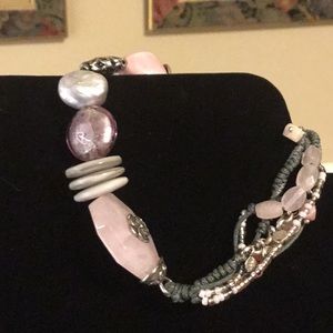 Silpada B2181 Bracelet (Pink tones)